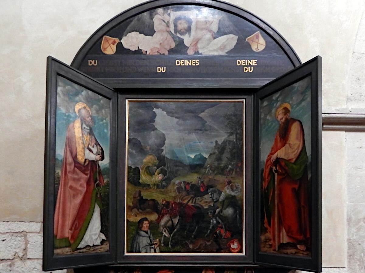 Dom St. Peter und Paul (ab 1210) - Nordquerhaus mit Flgelaltar (Georg Lemberger)