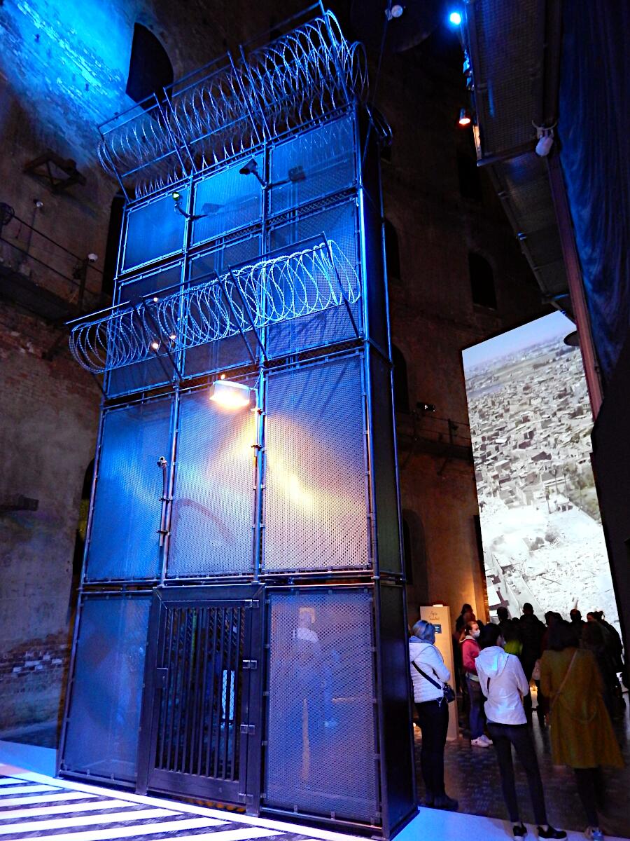 Panometer Leipzig (ehem. Gasometer II) - Panorama 'New York 9/11'