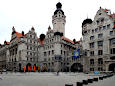 Neues Rathaus (1899-1905) - Burgplatz (Nordostansicht)