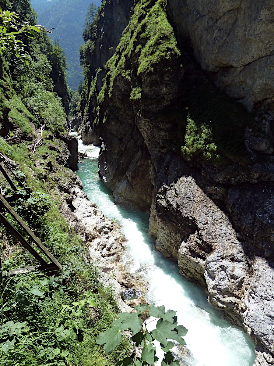 Lammerklamm - stromabw�rts