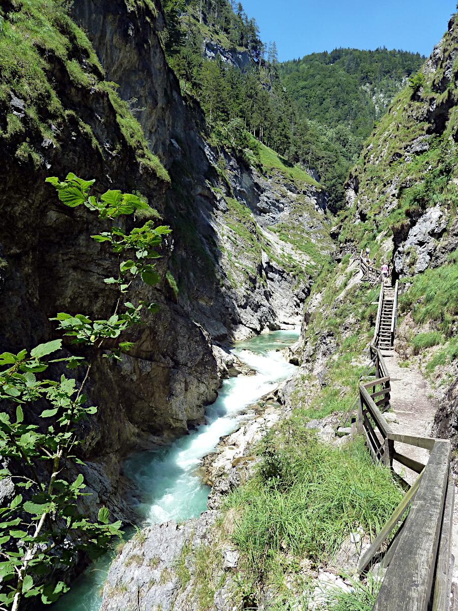 Lammerklamm - stromaufw�rts