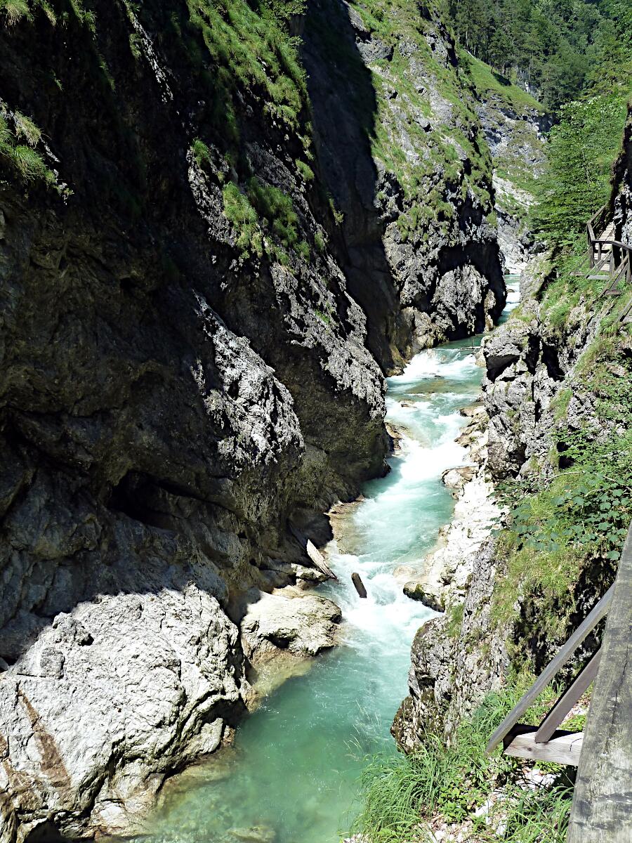 Lammerklamm - stromaufw�rts