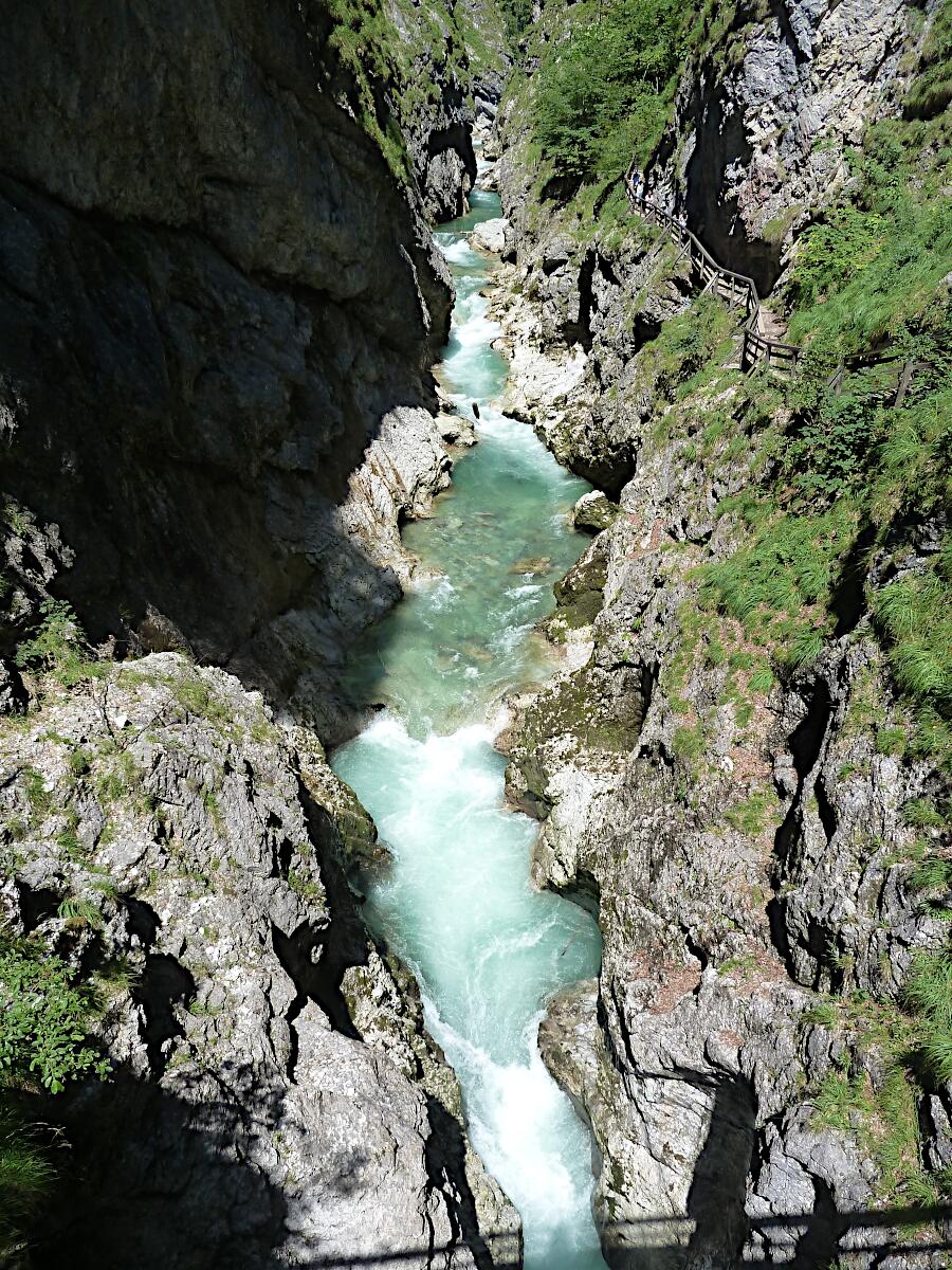 Lammerklamm - stromaufw�rts