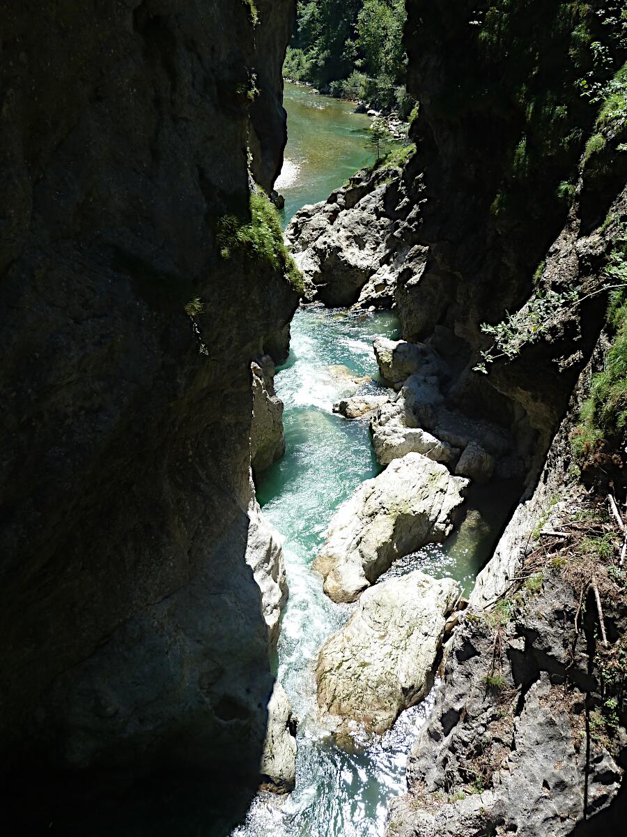 Lammerklamm - stromabw�rts