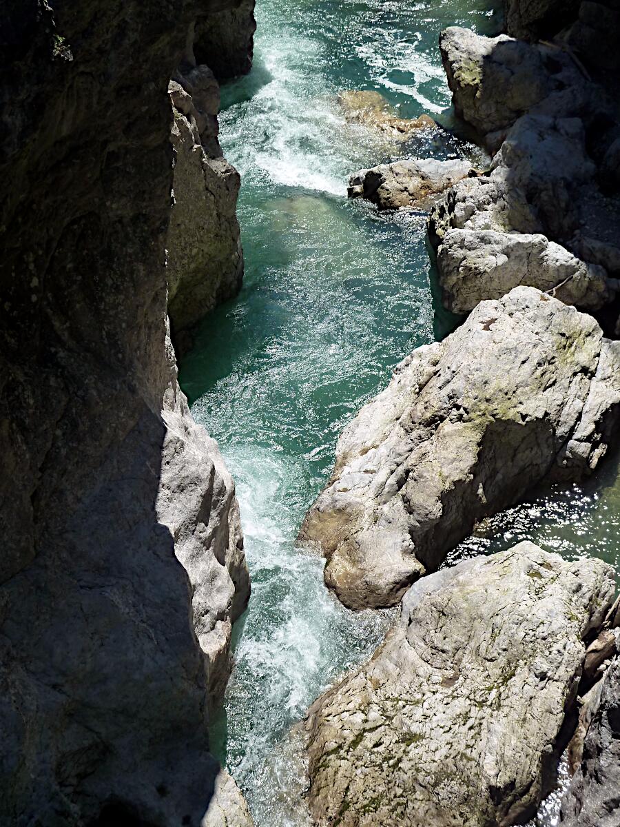 Lammerklamm - stromabw�rts