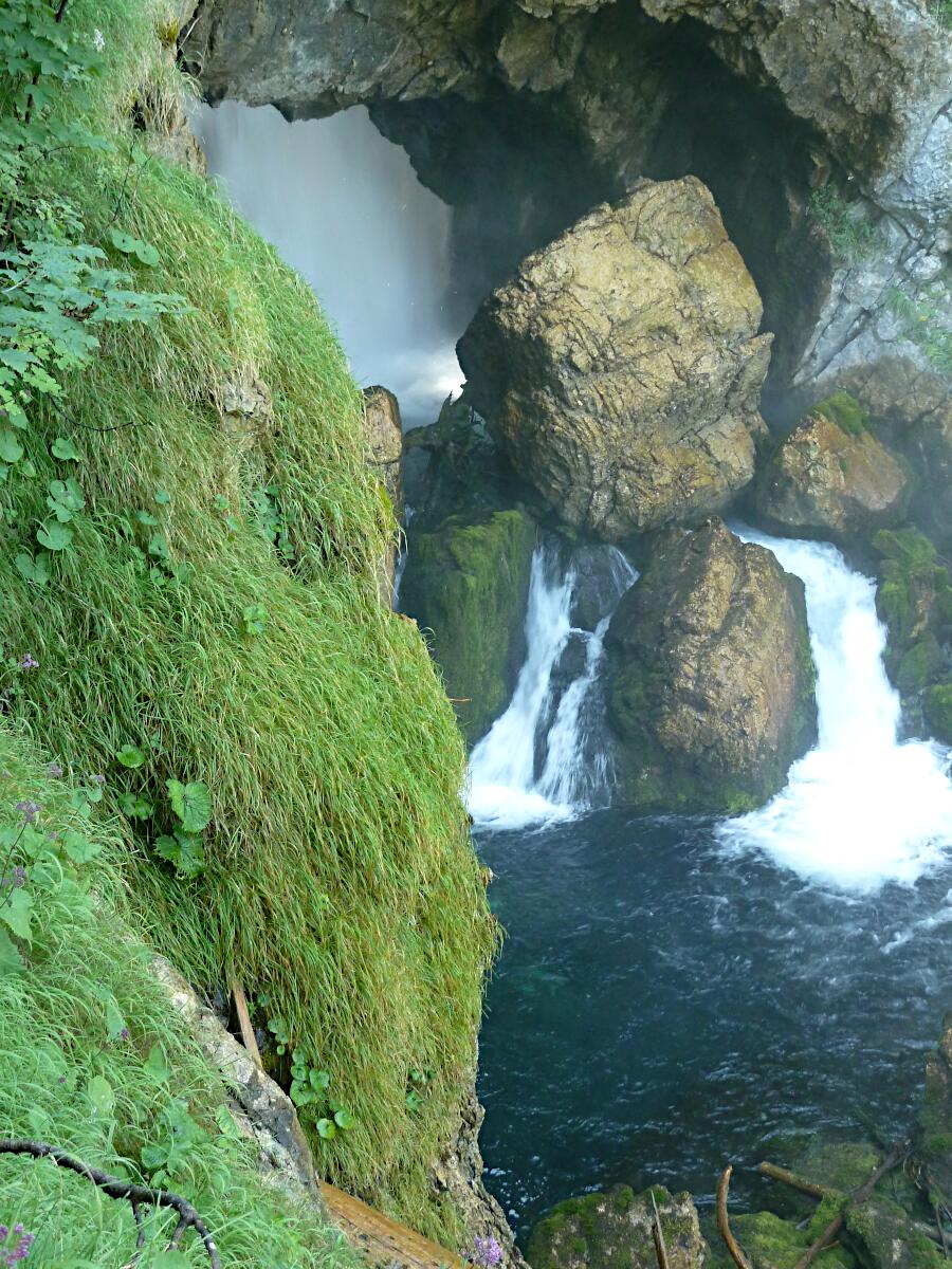Gollinger Wasserfall - Kesselabfluss des oberen Falls