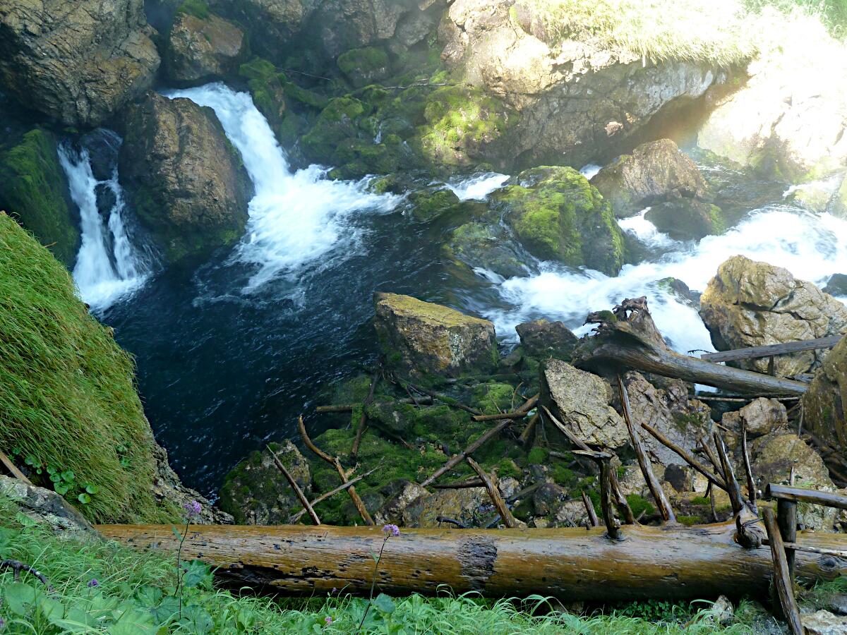 Gollinger Wasserfall - Kesselabfluss des oberen Falls