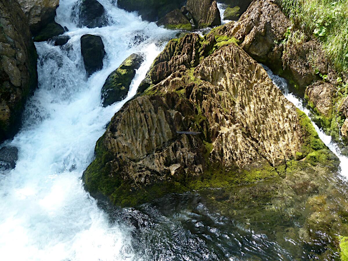 Gollinger Wasserfall - Abfluss des oberen Falls