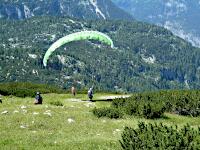 Krippenstein - Paragliderstart Richtung Obertraun