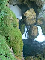 Gollinger Wasserfall - Kesselabfluss des oberen Falls