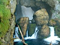Gollinger Wasserfall - Kesselabfluss des oberen Falls