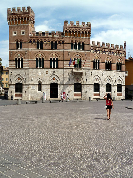 Grosseto - Palazzo Aldobrandeschi (frhes 19. Jh.)