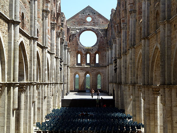 San Galgano - Mittelschiff