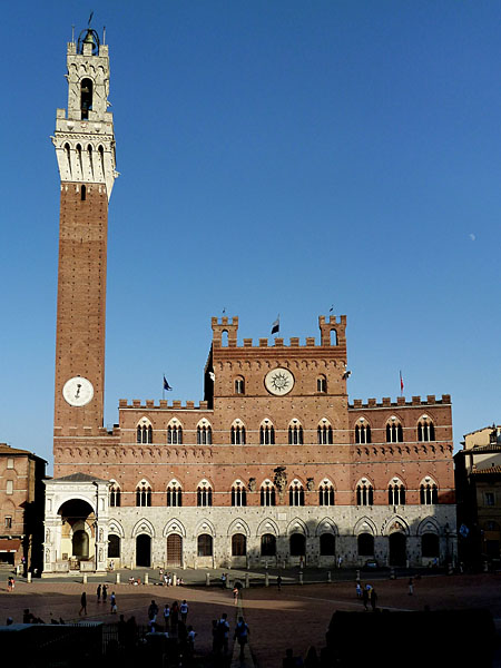 Siena - Palazzo Pubblico mit Torre del Mangia