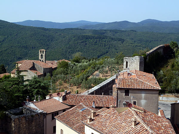 Massa Marittima - Blick von der Stadtmauer