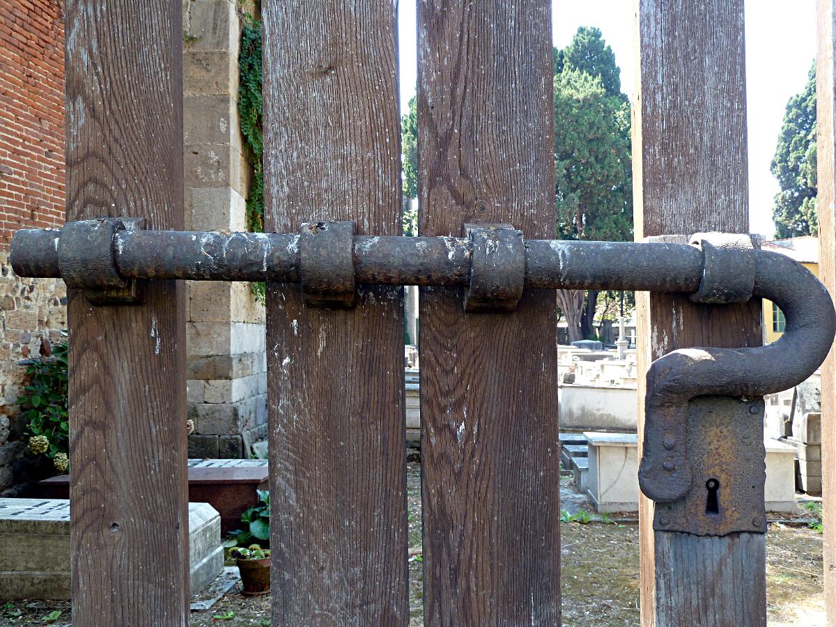 Pisa - Porta Leone (Eingangstor zum Jdischen Friedhof)