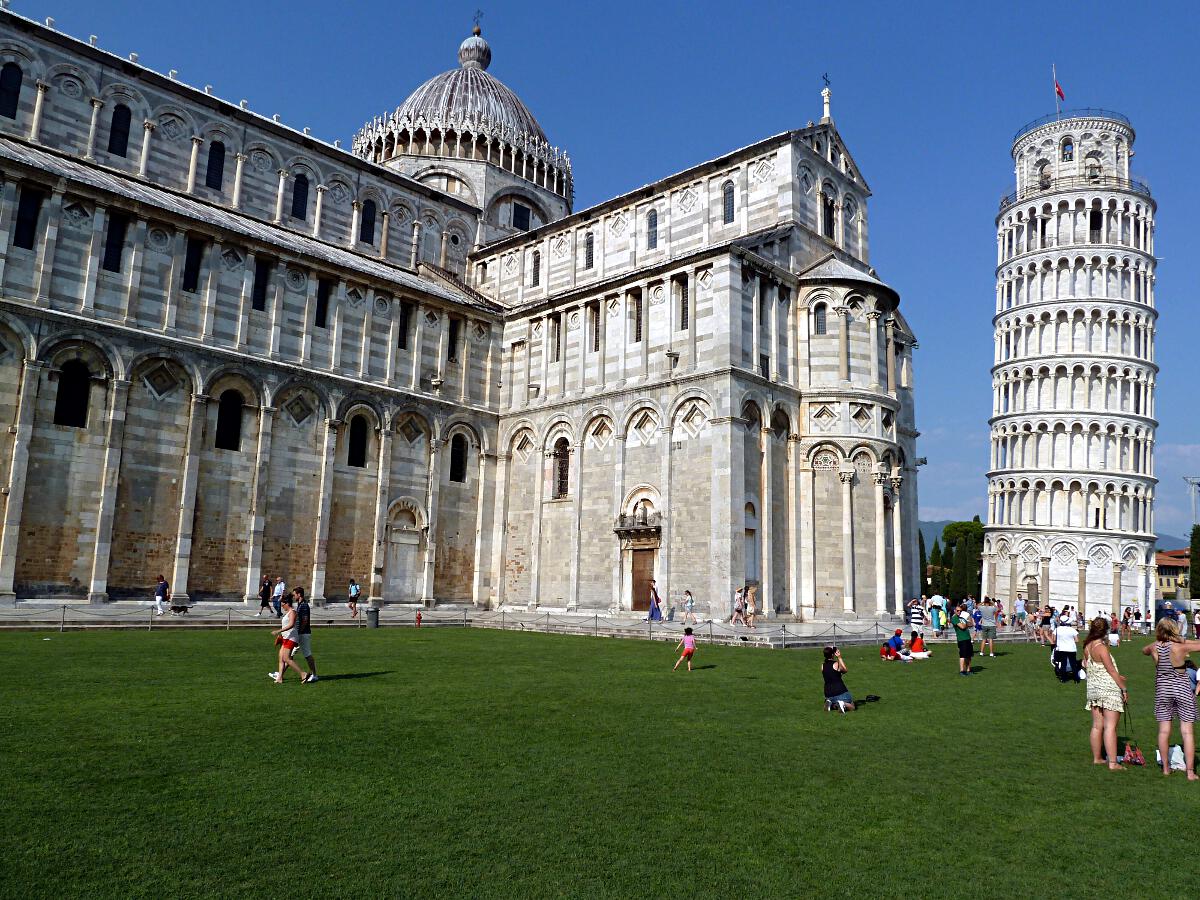 Pisa - Piazza dei Miracoli (Duomo und Campanile)