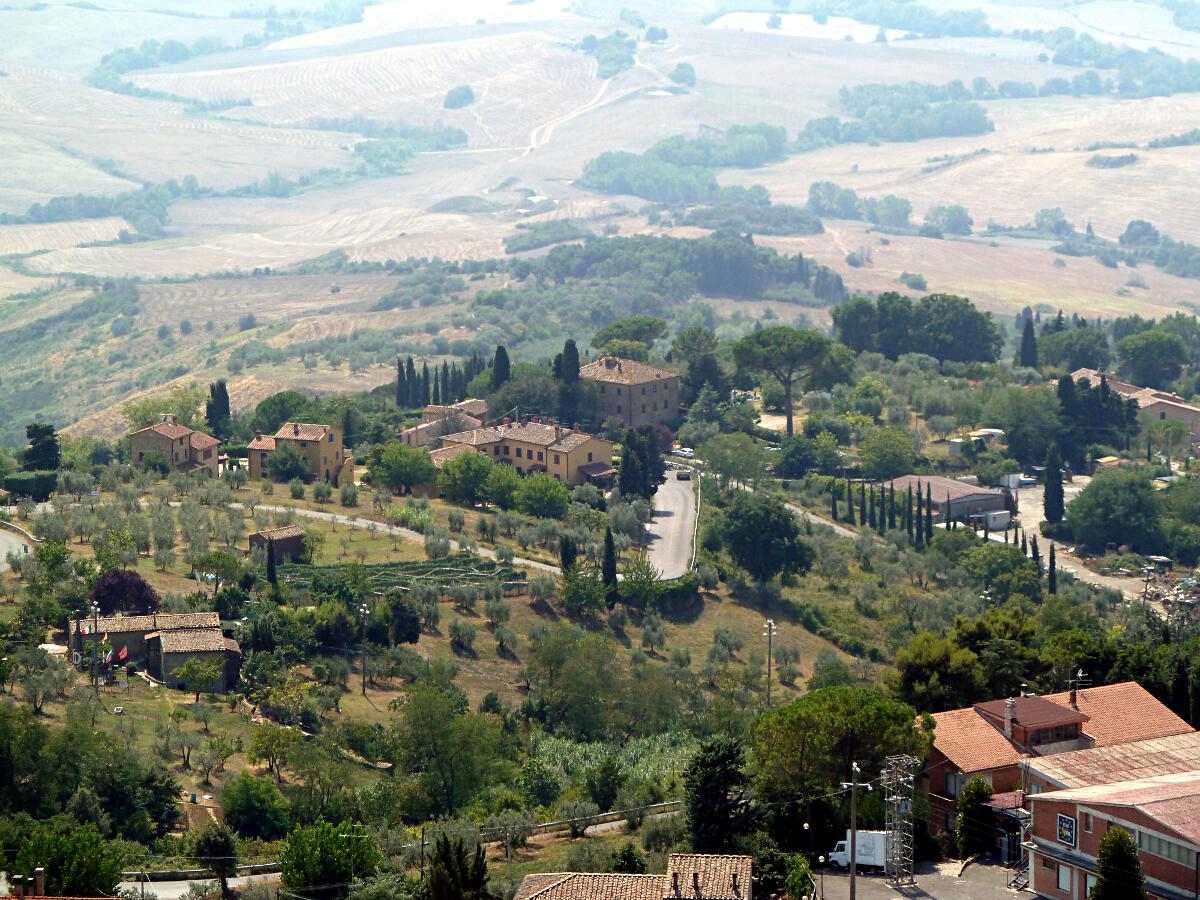 Volterra - Blickrichtung West (Il Cipresso)