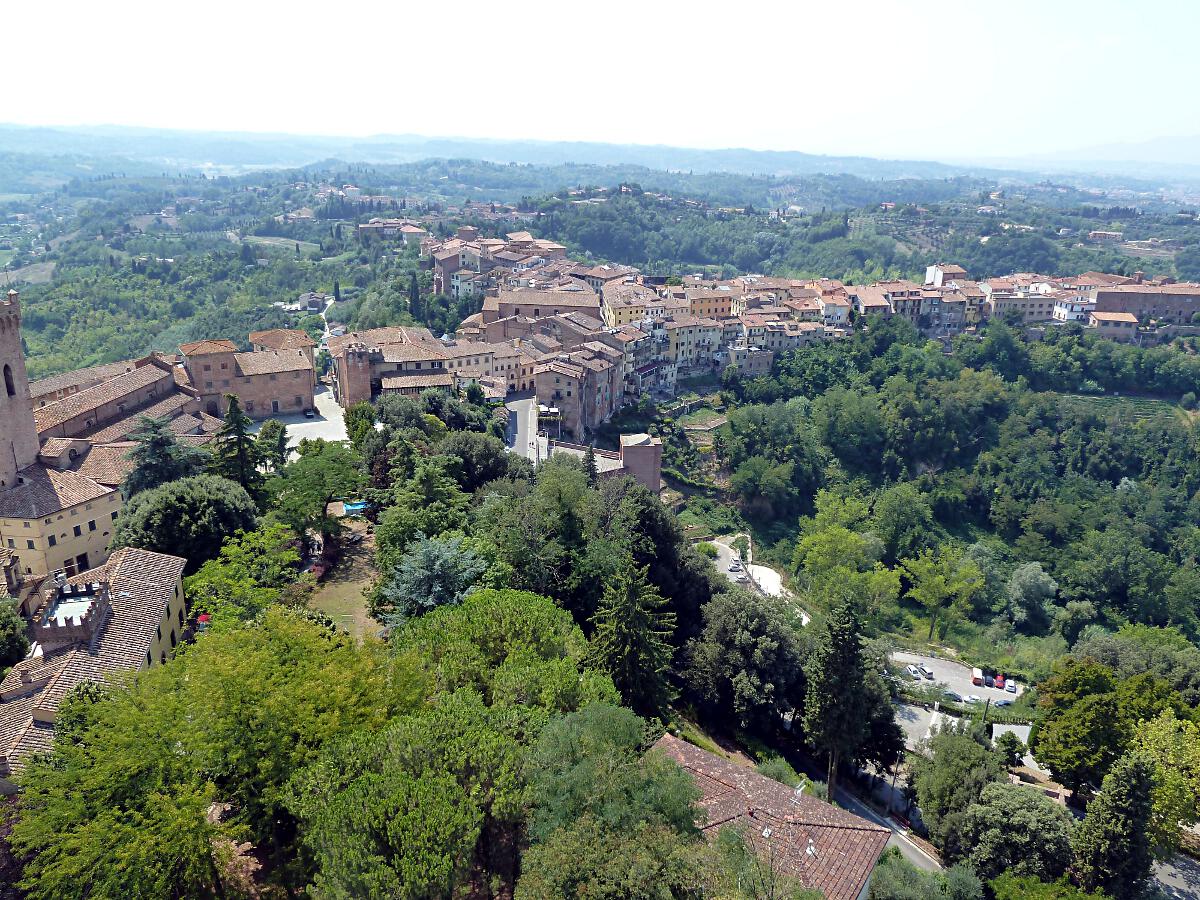 San Miniato - Blickrichtung Sdwest (Duomo, Piazza del Popolo, Via IV Novembre)