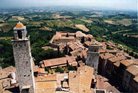 San Gimignano - Stadtansicht vom Torre Grossa