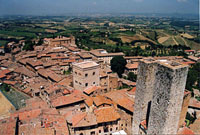 San Gimignano - Stadtansicht vom Torre Grossa