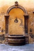 Siena - Innenhofbrunnen