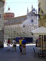 Massa Marittima - Via della Libert mit Cattedrale di San Cerbone (13. Jh.)