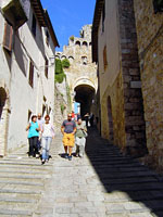 Massa Marittima - Via Moncini mit Torre del Candeliere