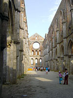 San Galgano - Mittelschiff