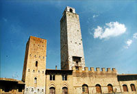 San Gimignano - Palazzo vecchio del Podest und Torre Rognosa