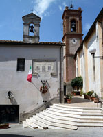 Civitella Marittima - La piazza della Chiesa