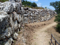 Roselle - etruskische Zyklopenmauer