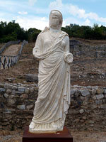 Roselle - Statue im Forum Romanum