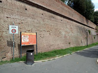 Grosseto - Stadtmauer der Medici an der Porta Corsica (1574-93)