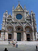 Siena - Hauptfassade Santa Maria Assunta
