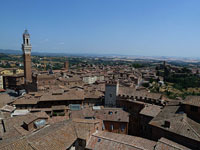 Siena - Torre del Mangia und Palazzo Chigi-Saracini