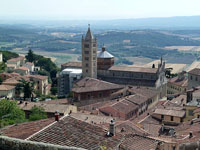 Massa Marittima - Blick von der Stadtmauer auf die Citt Vecchia