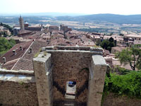 Massa Marittima - Blick von der Stadtmauer