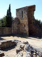 San Quirico d'Orcia - Horti Leonini (Ruine des Torre del Cassero)