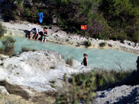 Bagno Vignoni - Sinterterrasse