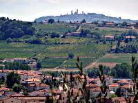 Certaldo Alto - Blickrichtung Sden (San Gimignano)