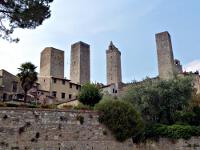 San Gimignano - Torre Campatelli, Torre dei Cugnanesi, Torre Grossa, Torre dei Becci und Torre Rognosa