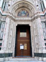 Florenz - Santa Maria del Fiore (Nebenportal Westfassade, 19. Jh.)