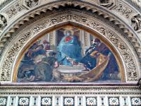 Florenz - Santa Maria del Fiore (Nebenportal Westfassade, 19. Jh.)