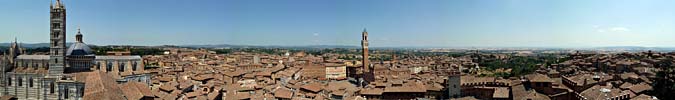 Siena - Panoramablick vom neuen Dom