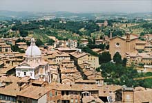 Stadtansicht vom Torre del Mangia