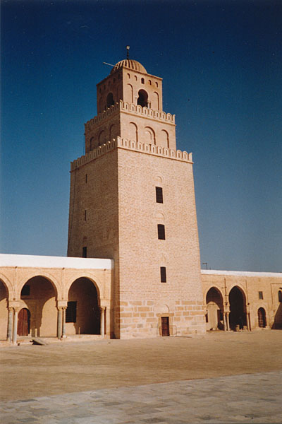 Kairouan - Sidi Oqba Moschee mit Minarett (11.Jh.)