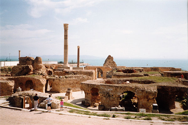 Karthago - Antoninus-Pius-Thermen (162 n.Chr.)