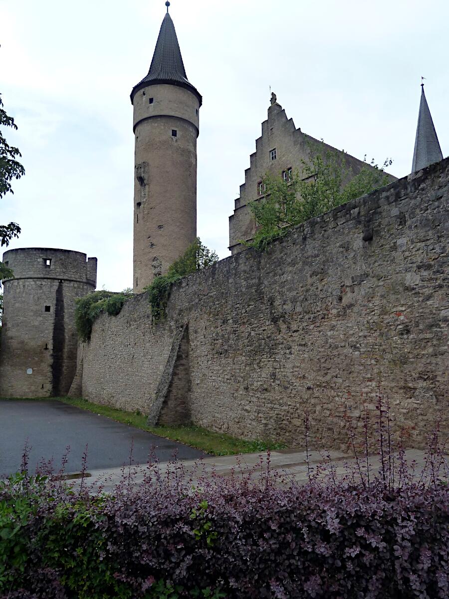 Zwinger - Dicker Turm (1712), Nickolausturm und Palatium (14./15. Jh.)