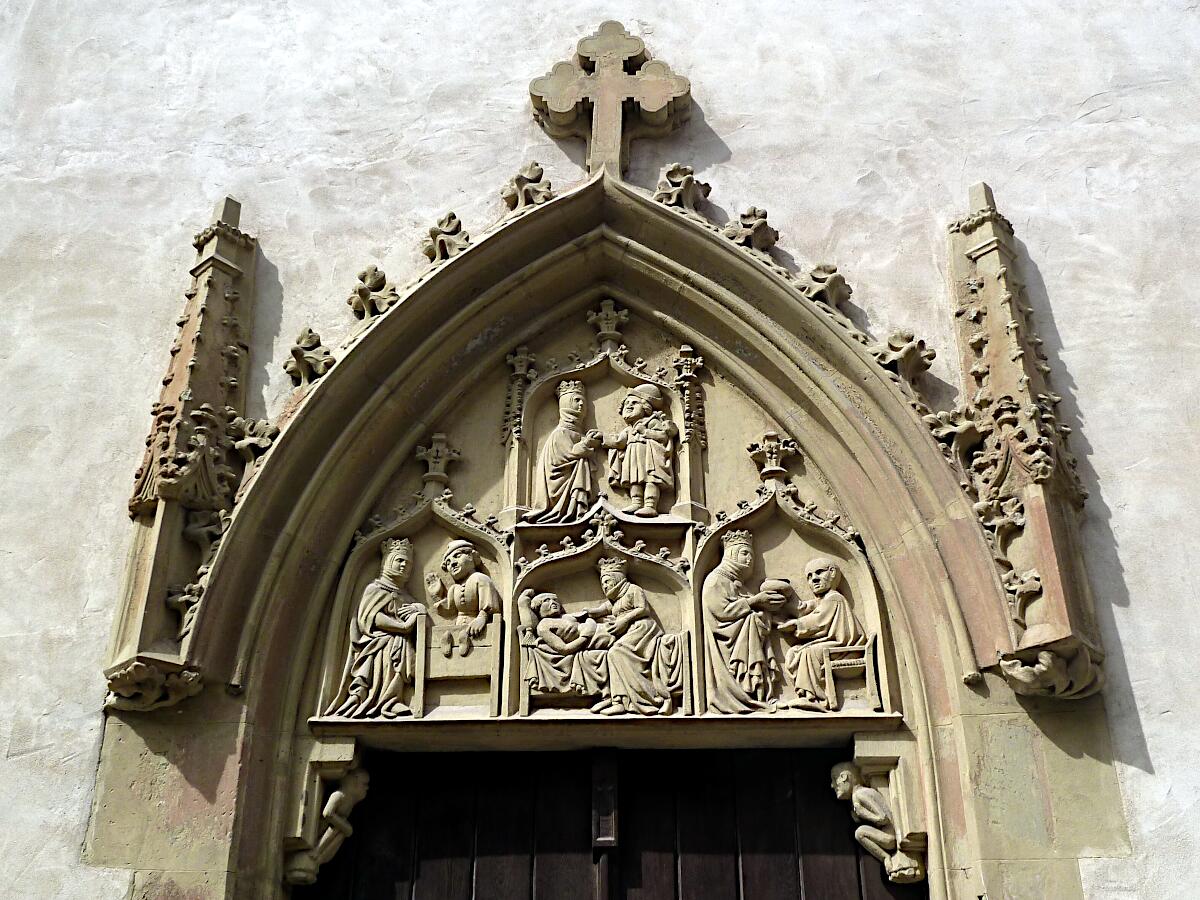 Kreuzkirche (1413) - Tympanon Sdportal